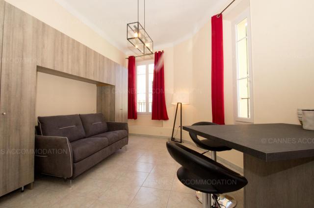 Location appartement Régates Royales de Cannes 2024 J -146 - Hall – living-room - Carrousel stud